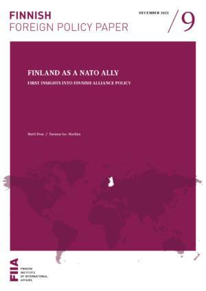 Finland as a NATO ally: First insights into Finnish alliance policy