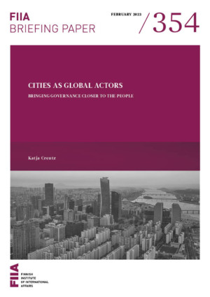 Cities as global actors: Bringing governance closer to the people