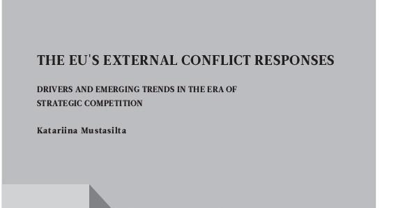 The EU's external conflict responses - Vimarsana News